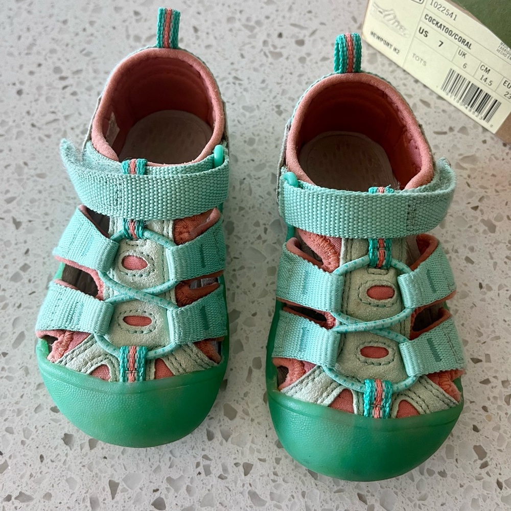 Keen Newport H2, Cockatoo/Coral, Size 7